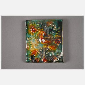 Heinz Werner sechs kleine Reliefplatten Tierdarstellungen