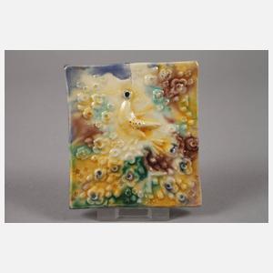 Heinz Werner fünf kleine Reliefplatten Tierdarstellungen