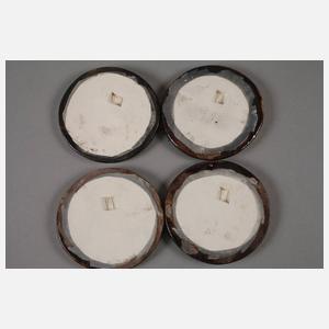 Heinz Werner vier kleine Reliefplatten