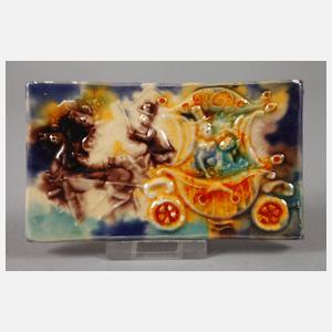 Heinz Werner vier kleine Reliefplatten