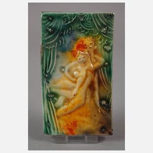 Heinz Werner vier kleine Reliefplatten Erotika