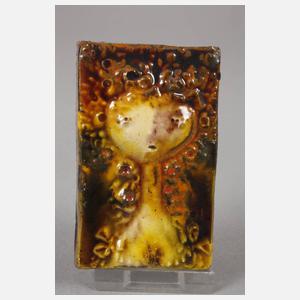 Heinz Werner drei kleine Reliefplatten Frauenmotive