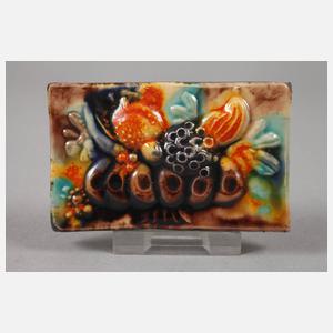 Heinz Werner vier kleine Reliefplatten