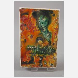 Heinz Werner fünf kleine Reliefplatten