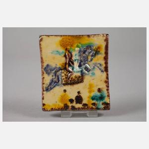 Heinz Werner fünf kleine Reliefplatten