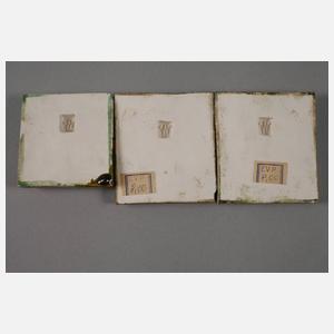 Heinz Werner drei kleine Reliefplatten