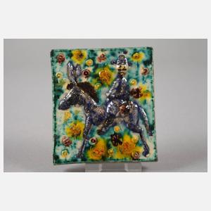 Heinz Werner drei kleine Reliefplatten