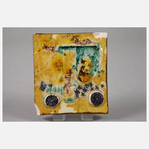 Heinz Werner drei kleine Reliefplatten