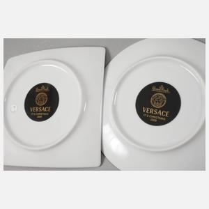 Rosenthal sechs Weihnachtsteller "Versace"