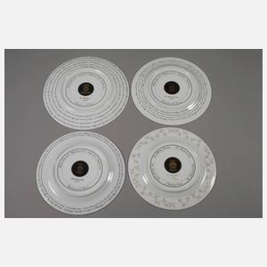 Rosenthal sechs Weihnachtsteller "Versace"