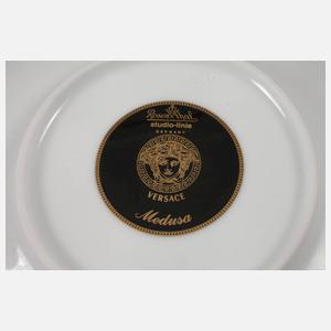 Rosenthal drei Teile "Versace Medusa red"
