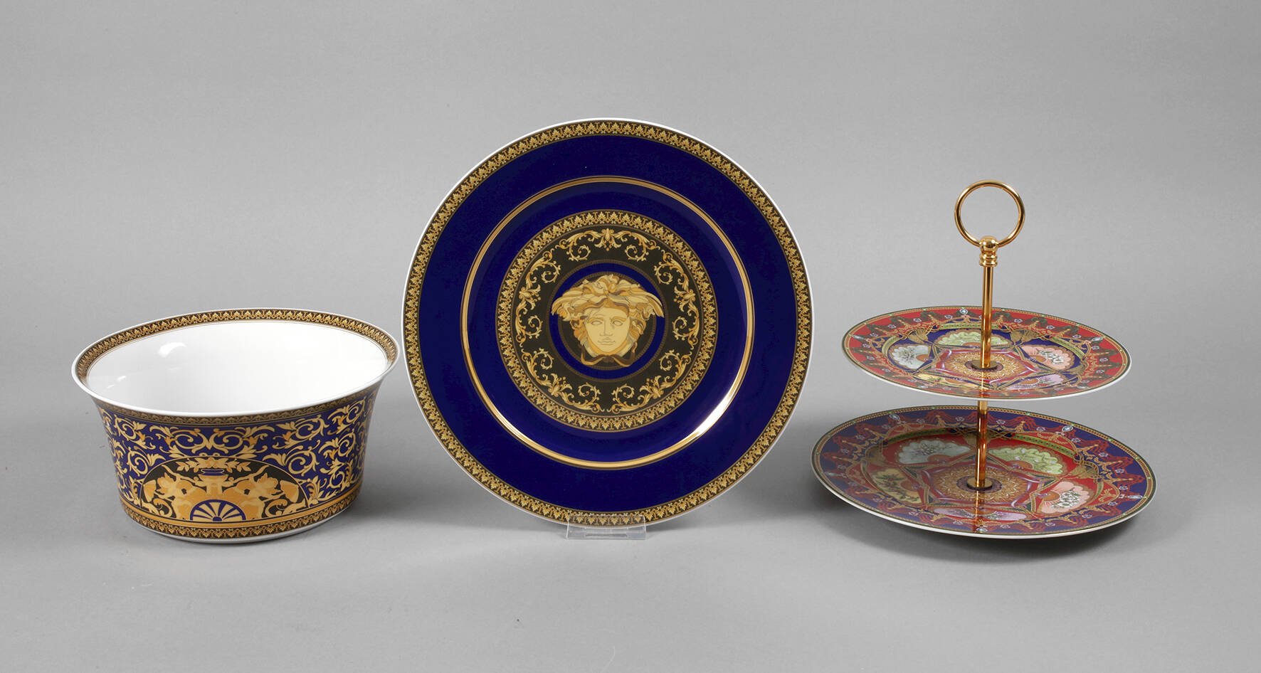 Rosenthal drei Teile "Versace"