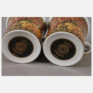 Rosenthal sieben Teile "Versace Medusa red"