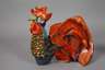 Künstlerkeramik Hahn und Henne