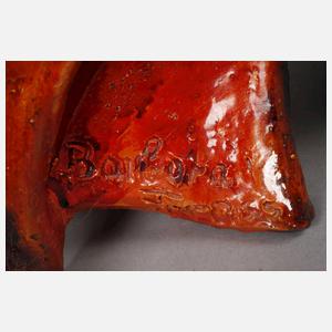 Künstlerkeramik Hahn und Henne