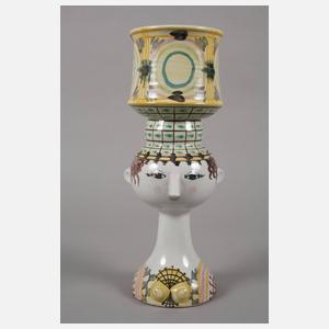 Bjørn Wiinblad Gesichtervase