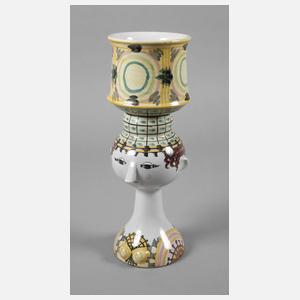 Bjørn Wiinblad Gesichtervase