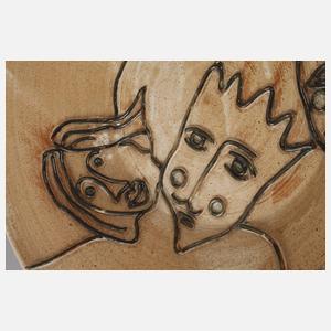 Großer Künstlerteller