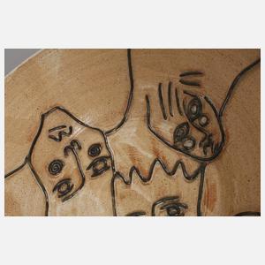 Großer Künstlerteller