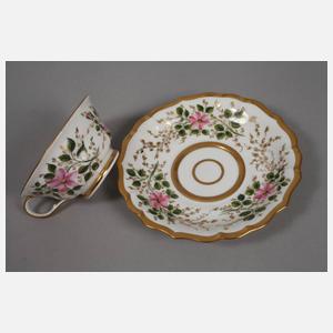 Althaldensleben Sammeltasse mit Wildrosenmotiv