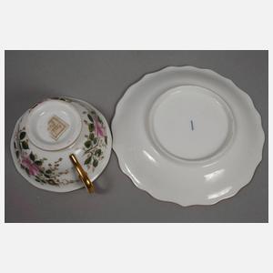 Althaldensleben Sammeltasse mit Wildrosenmotiv