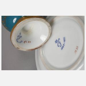 Fürstenberg Sammeltasse mit Watteaumalerei