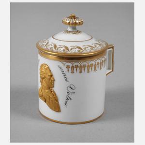 Meissen Jubiläumstasse Friedrich August I.