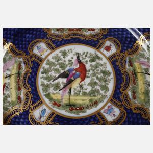 Zierteller mit Vogeldekor