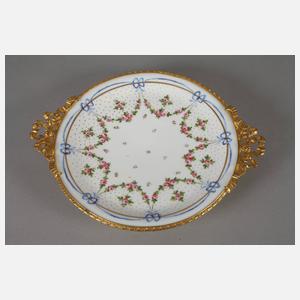 Frankreich runde Platte mit Montur