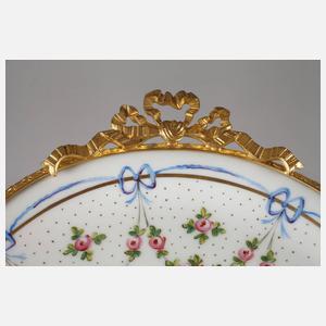 Frankreich runde Platte mit Montur