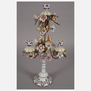 Italien Paar Girandolen im Capodimonte-Stil