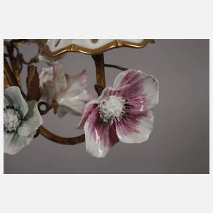 Italien Paar Girandolen im Capodimonte-Stil