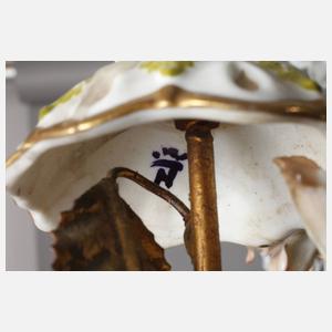 Italien Paar Girandolen im Capodimonte-Stil