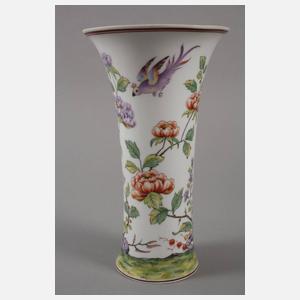 Augarten Wien Trompetenvase "Indischmalerei"