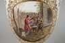 Dresden Prunkvase mit Genreszenen