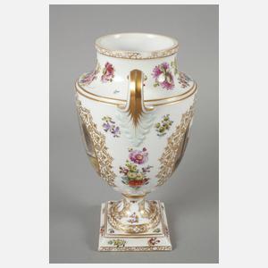 Dresden Prunkvase mit Genreszenen