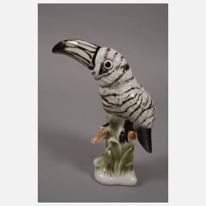 Herend Ungarn Papagei und Thüringer Tukan