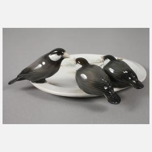 Thüringen Visitenkartenschale mit Jungvogelfütterung