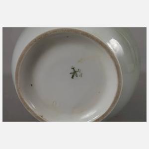 Kaestner Vase mit Straußenmotiv