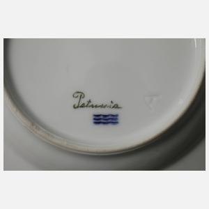 Kopenhagen fünf Suppenteller Kräuterdekor