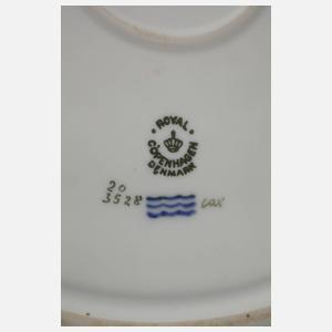 Kopenhagen runde Platte "Flora Danica"