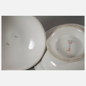 KPM Berlin runde Deckelterrine und Platte