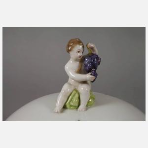 KPM Berlin runde Deckelterrine und Platte