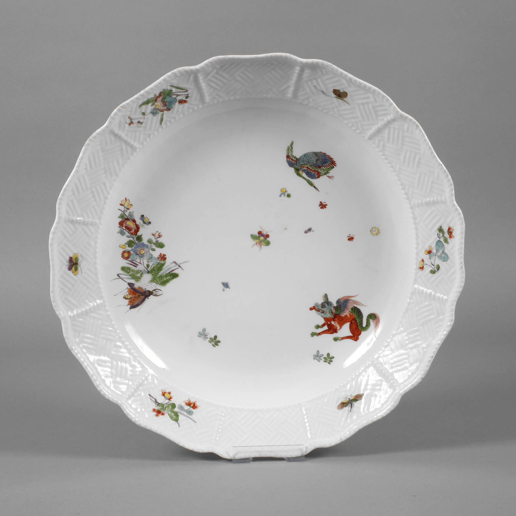 Meissen große Schale Kakiemondekor