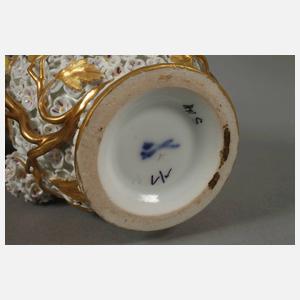 Meissen kleine Schneeballvase