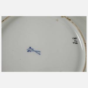 Meissen Teller König Georg von Sachsen