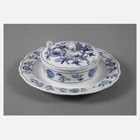 Meissen Butterdose "Zwiebelmuster"111