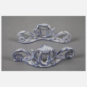 Meissen zwei Paar Aufsteller