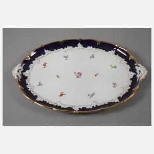 Meissen prunkvolles Tête-à-Tête "B-Form"