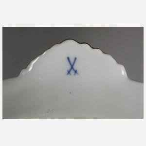 Meissen prunkvolles Tête-à-Tête "B-Form"